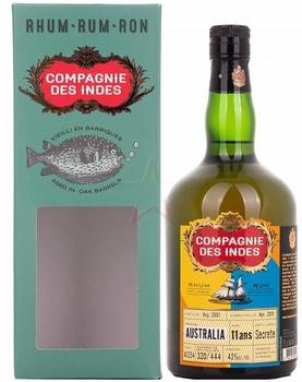 Compagnie des Indes Australia 11 Jahre Rum 43% 0,7l