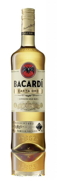 Bacardí Carta Oro Superior Gold Rum 40% 0,7l