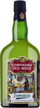 Compagnie des Indes Jamaica rum 5 years 43.0% 0.7l