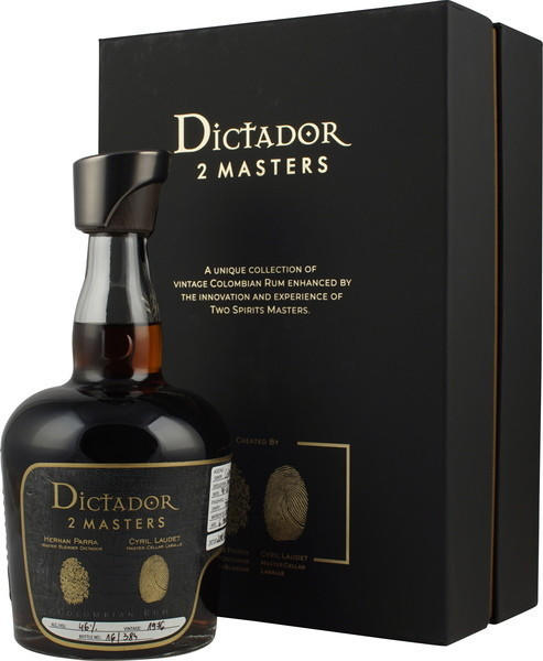 Dictador Rum Dictador 2 Masters Laballe 1976 0,7l 46 %