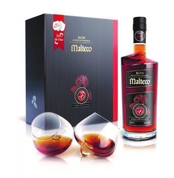 Malteco 20 YO Rum Geschenk-Set 40% 0,70l