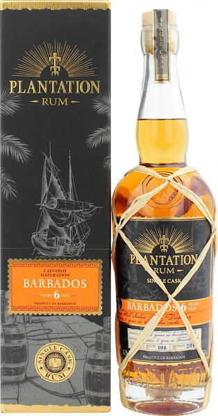 Plantation Rum Barbados 6 Jahre 2014/2020 Calvados Single Cask 41.3% 0,7L