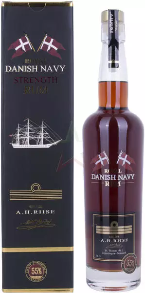 A.H. Riise Royal Danish Navy Strength Rum 55,00 % (0,7 l)