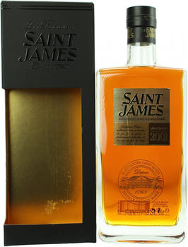 Saint James Rhum Vieux Agricole Cuvee Vintage 2001 43.0% 0,7L