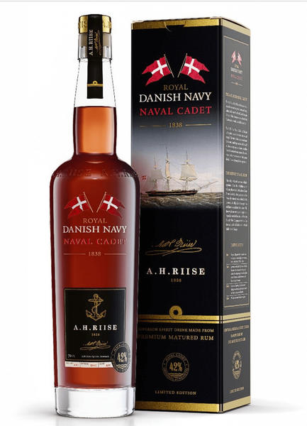 A.H. Riise Royal Danish Navy Rum Naval Cadet 0,7l 42%