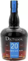 Dictador Rum 20 Jahre Icon Reserve 0,7 Liter 40 % Vol, Grundpreis: &euro; 65,43...