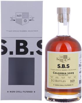 1423 World Class Spirits SBS Rum Columbia 2009 46% 0,7l
