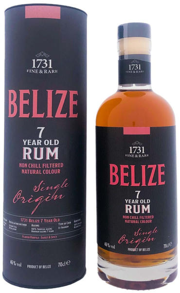 1731 Fine & Rare Belize 7 Jahre Rum 0,7l 46%