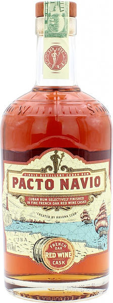 Havana Club Pacto Navio Rum French Oak Red Wine Cask Finish Havana Club 0,7L 40%