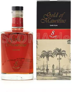 Gold of Mauritius Dark Rum 8 Jahre Solera 0,7l 40%