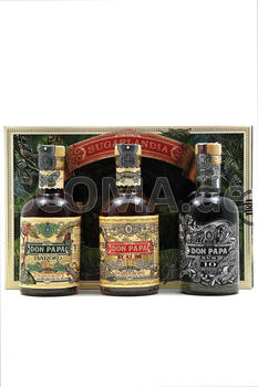 Don Papa Rum Premium Tasting Set 41.0% 3x200ml
