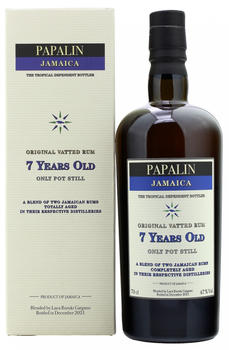 Papalin Jamaica 7 Jahre Original Vatted Pot Still Rum 0,7l 47%