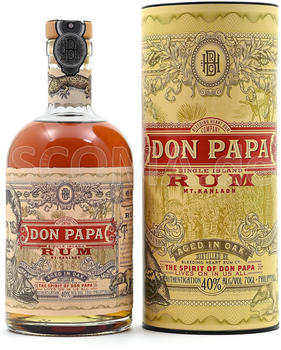 Don Papa Rum 0,7l 40% mit Geschenkverpackung