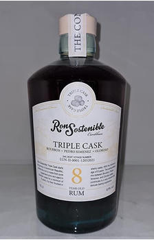 Ron Sostenible 8 Years Old Triple Cask Rum 0,7l 43%