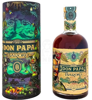 Don Papa Rum Baroko 0,7l 40% mit Harvest Geschenkverpackung