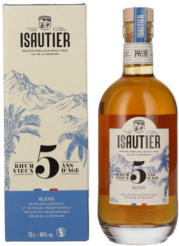 Isautier Rhum Vieux 5 Ans D'âge Blend 0,7l 40%