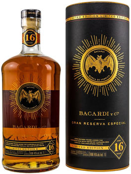Bacardí 16 Years Old Gran Reserva Especial Limited Edition 1l 45%