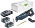 2 x 8,0 Ah + Systainer SYS3 L 192: Festool RSC 18 EB-Basic