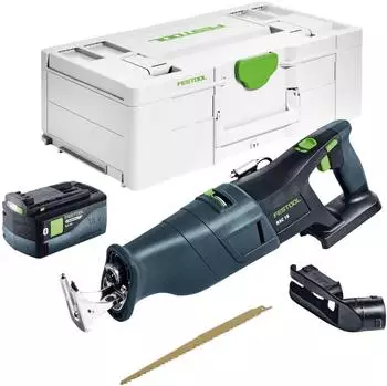 Festool RSC 18 EB-Basic Akku-Säbelsäge 18V Brushless, 5,0Ah, Systainer (RSC 18 EB-Basic)