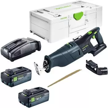 Festool RSC 18 EB-Basic Akku-S&auml;bels&auml;ge 18V, b&uuml;rstenlos, 2x 8,0Ah (RSC 18 EB-Basic)