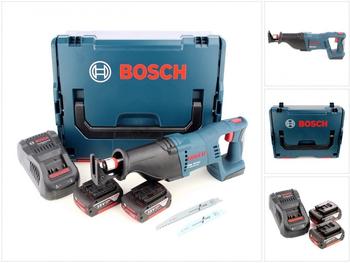 Bosch GSA 18 V-LI Professional (2 x 5,0 Ah + Schnellladegerät) in L-Boxx