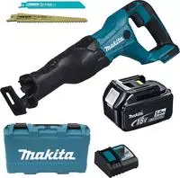 Makita S&auml;bels&auml;ge DJR186RT, akkubetrieben, 18V / 5Ah, Schnitttiefe bis 255mm,...
