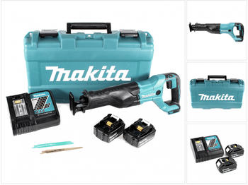 Makita DJR186RMK (2 x 4,0 Ah + Schnellladegerät) im Koffer