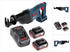  2x 4,0Ah + Ladegerät: Bosch GSA 18 V-LI Professional