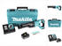 DJR186RT1K (1 x 5,0 Ah + Schnellladegerät) im Koffer: Makita DJR186