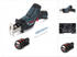 1 x 2,0 Ah: Bosch GSA 12V-14