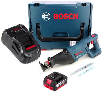 Bosch GSA 18 V-LI (1x 6Ah Akku + Ladegerät + L-Boxx)