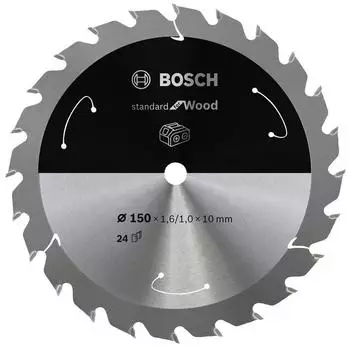 Bosch Standard for Wood f&uuml;r Akkus&auml;gen 150x1.6/1x10, 24 Z&auml;hne
