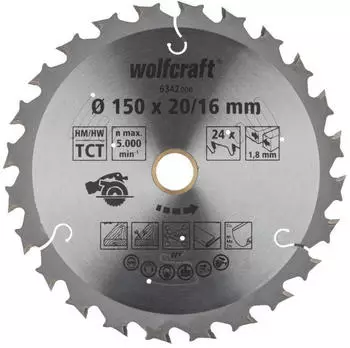 Wolfcraft Akku-Kreiss&auml;geblatt 150mm (6342000)