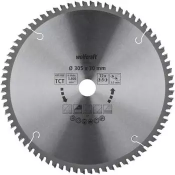 Wolfcraft Kapp/Gehrungss&auml;geblatt 305mm (6549000)