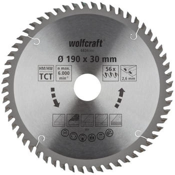 Wolfcraft HM 56 Z 190 x 30 mm (6634000)