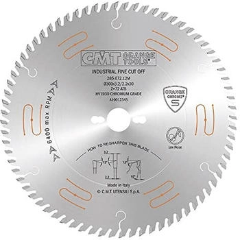 CMT Orange Tools ATB verchromt HW 250 x 3,2 x 30 mm Z60 10° (285.660.10M)