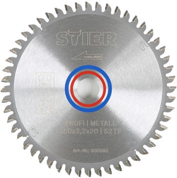 STIER Kreissägeblatt Profi Metall 160 x 2,2 x 20 (905092)