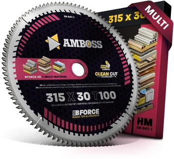 Amboss HM - 315 x 3/2.2 x 30 Z100 FWF