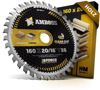 Amboss HM - 160 x 2.2/1.6 x 20 Z36 WZ
