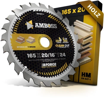 Amboss HM - 165 x 1.5/1.0 x 20 Z24 WZ