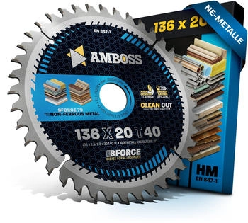 Amboss HM - 136 x 1.5/1.0 x 20 Z40 TF