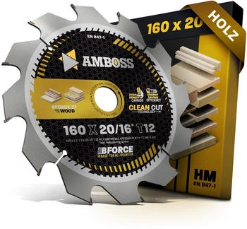 Amboss HM - 160 x 1.5/1.0 x 20 Z12 WZ