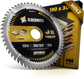 Amboss HM - 190 x 1.5/1.0 x 30 Z60 WZ