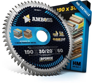 Amboss HM - 190 x 1.5/1.0 x 30 Z60 TF