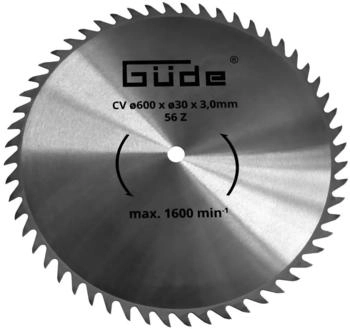 Güde Brennholzsägeblatt CV 600 x 30 mm 56 Zähne (01855)