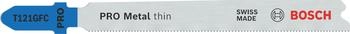 Bosch PRO Metal thin T121GFC Stichs&auml;geblatt, 92 mm, 5-tlg. (2608655104)