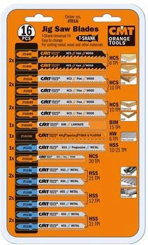 CMT Orange Tools 16-teiliges Stichsägeblätter-Set (JT016)