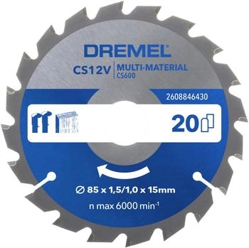Dremel Multi-Material Kreissägeblatt 85mm (CS600, 2608846430)