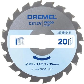 Dremel Holz Kreissägeblatt CS500 85mm (2608846431)