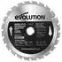 Evolution GW185TCT-24 Kreissägeblatt Holz 185mm 24T (GW185TCT-24)